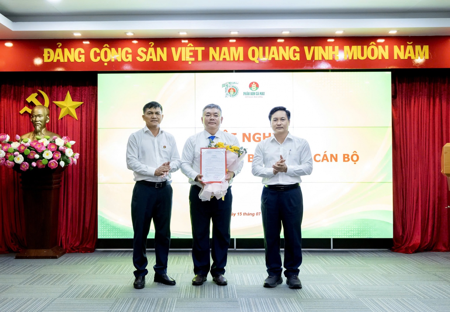 PVCFC bổ nhiệm Phó Tổng giám đốc và kiện toàn Ban lãnh đạo Nhà máy Đạm Cà Mau