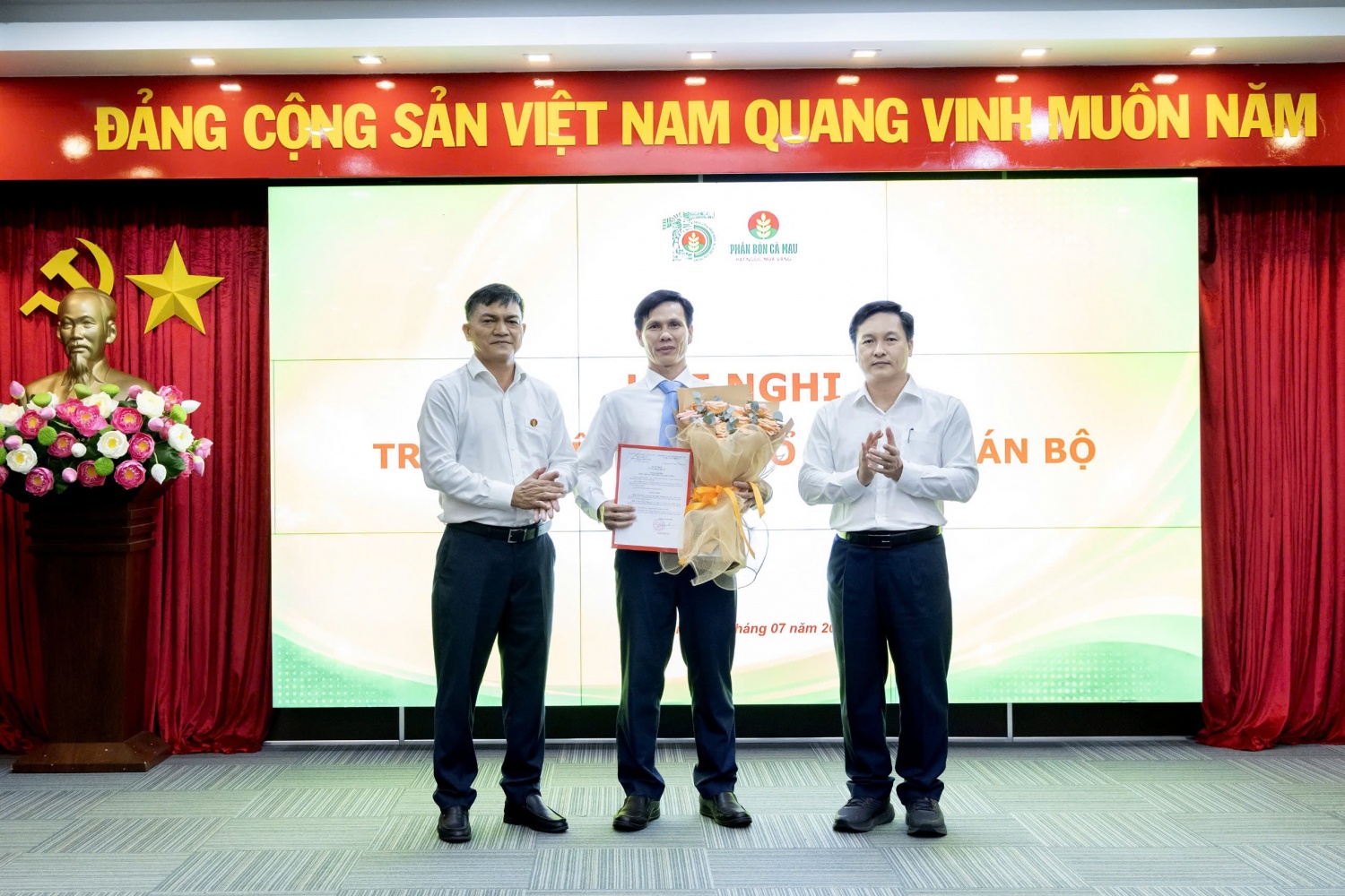 PVCFC bổ nhiệm Phó Tổng giám đốc và kiện toàn Ban lãnh đạo Nhà máy Đạm Cà Mau