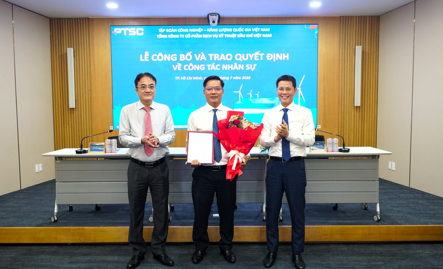 PTSC kiện toàn tổ chức Đảng, công bố các quyết định bổ nhiệm cán bộ chủ chốt