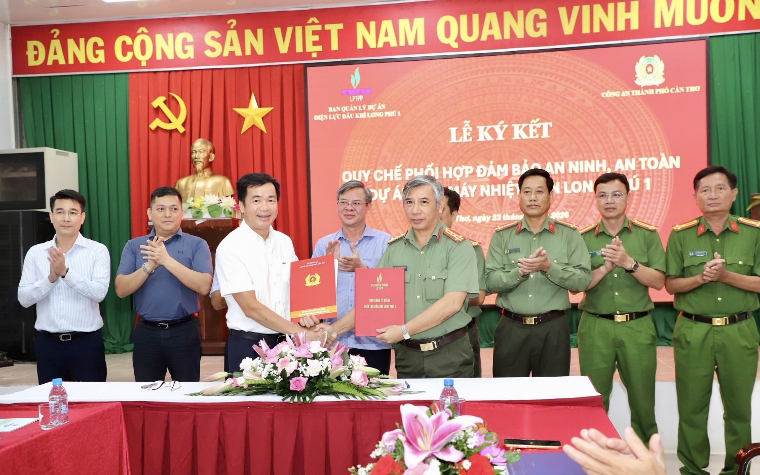 Ký kết bảo đảm an ninh, an toàn Nhà máy Nhiệt điện Long Phú 1