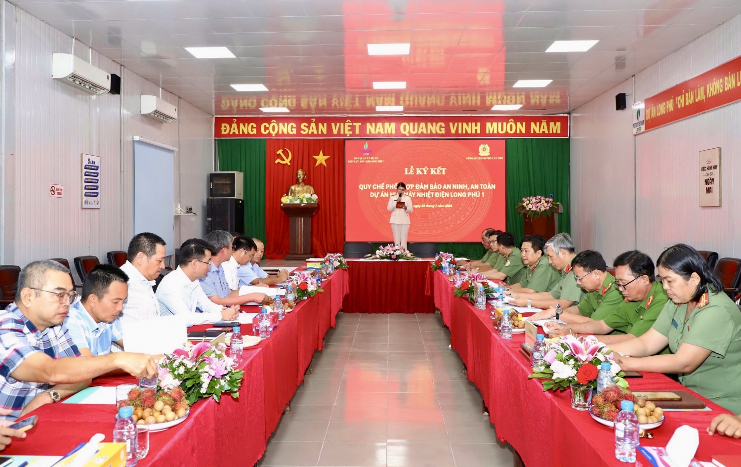 Ký kết bảo đảm an ninh, an toàn Nhà máy Nhiệt điện Long Phú 1