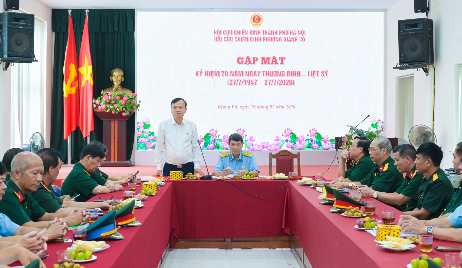 Hội CCB Petrovietnam tri ân thương binh, gia đình chính sách tại phường Giảng Võ
