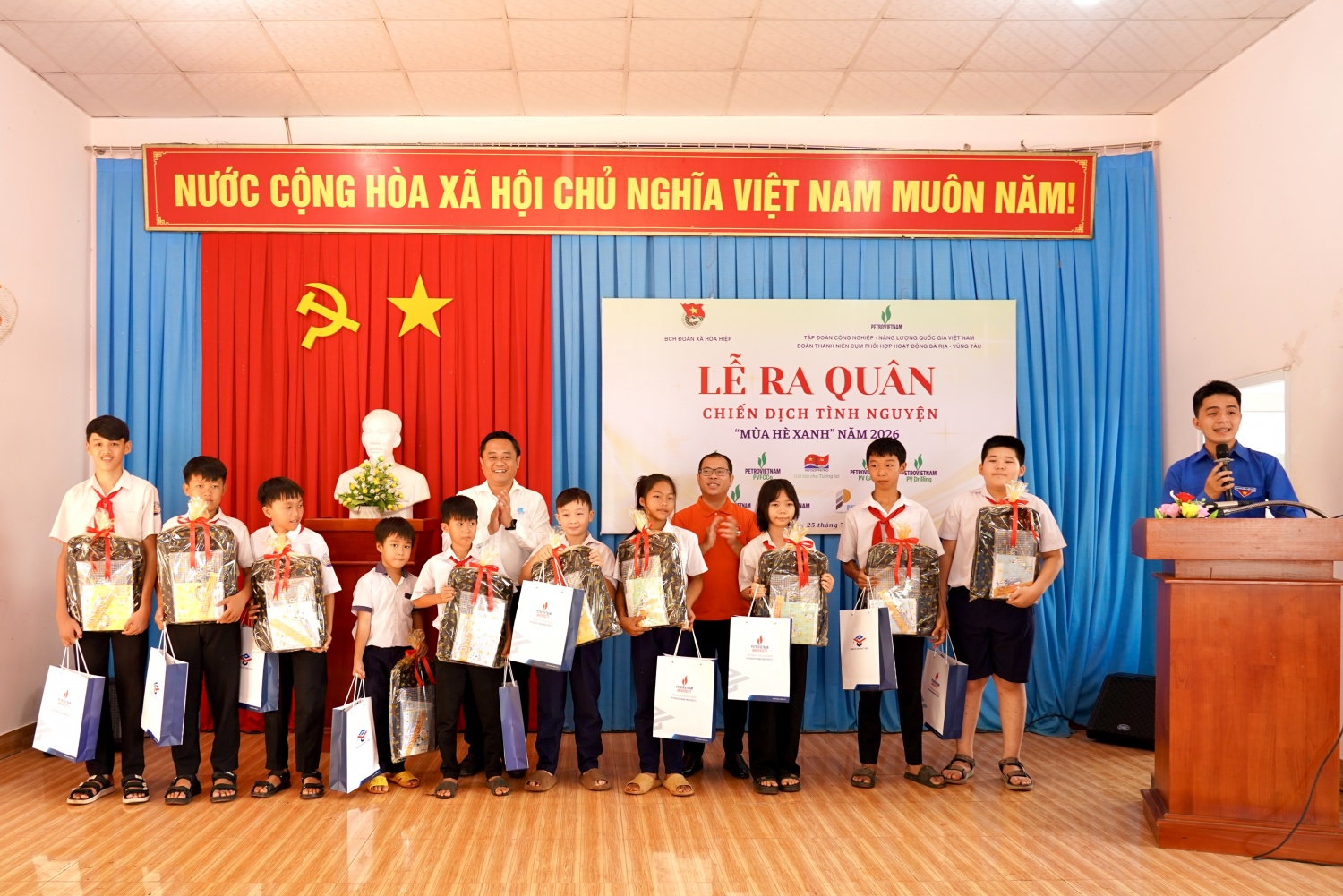 Đoàn Thanh niên Petrovietnam Cụm phối hợp hoạt động Bà Rịa - Vũng Tàu tổ chức ra quân Chiến dịch Mùa hè xanh năm 2026