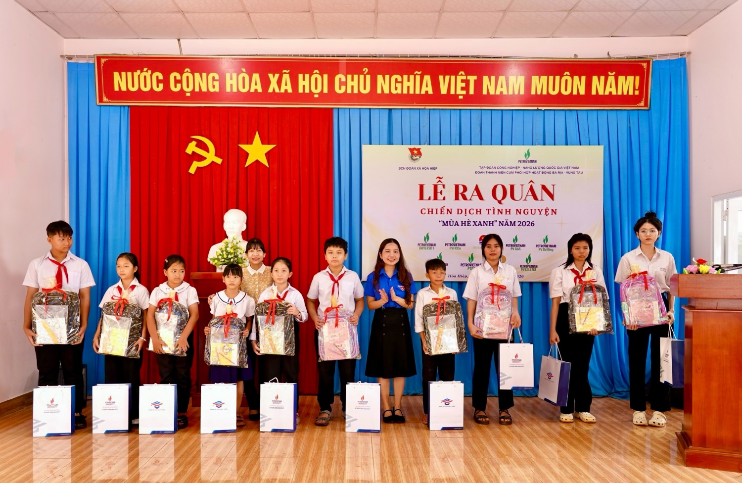 Đoàn Thanh niên Petrovietnam Cụm phối hợp hoạt động Bà Rịa - Vũng Tàu tổ chức ra quân Chiến dịch Mùa hè xanh năm 2026