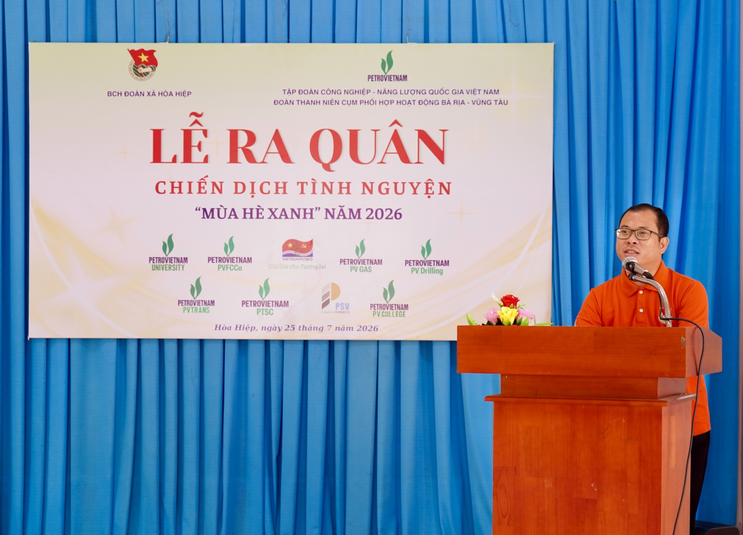 Đoàn Thanh niên Petrovietnam Cụm phối hợp hoạt động Bà Rịa - Vũng Tàu tổ chức ra quân Chiến dịch Mùa hè xanh năm 2026