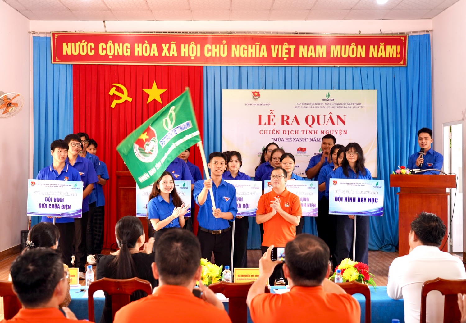 Đoàn Thanh niên Petrovietnam Cụm phối hợp hoạt động Bà Rịa - Vũng Tàu tổ chức ra quân Chiến dịch Mùa hè xanh năm 2026