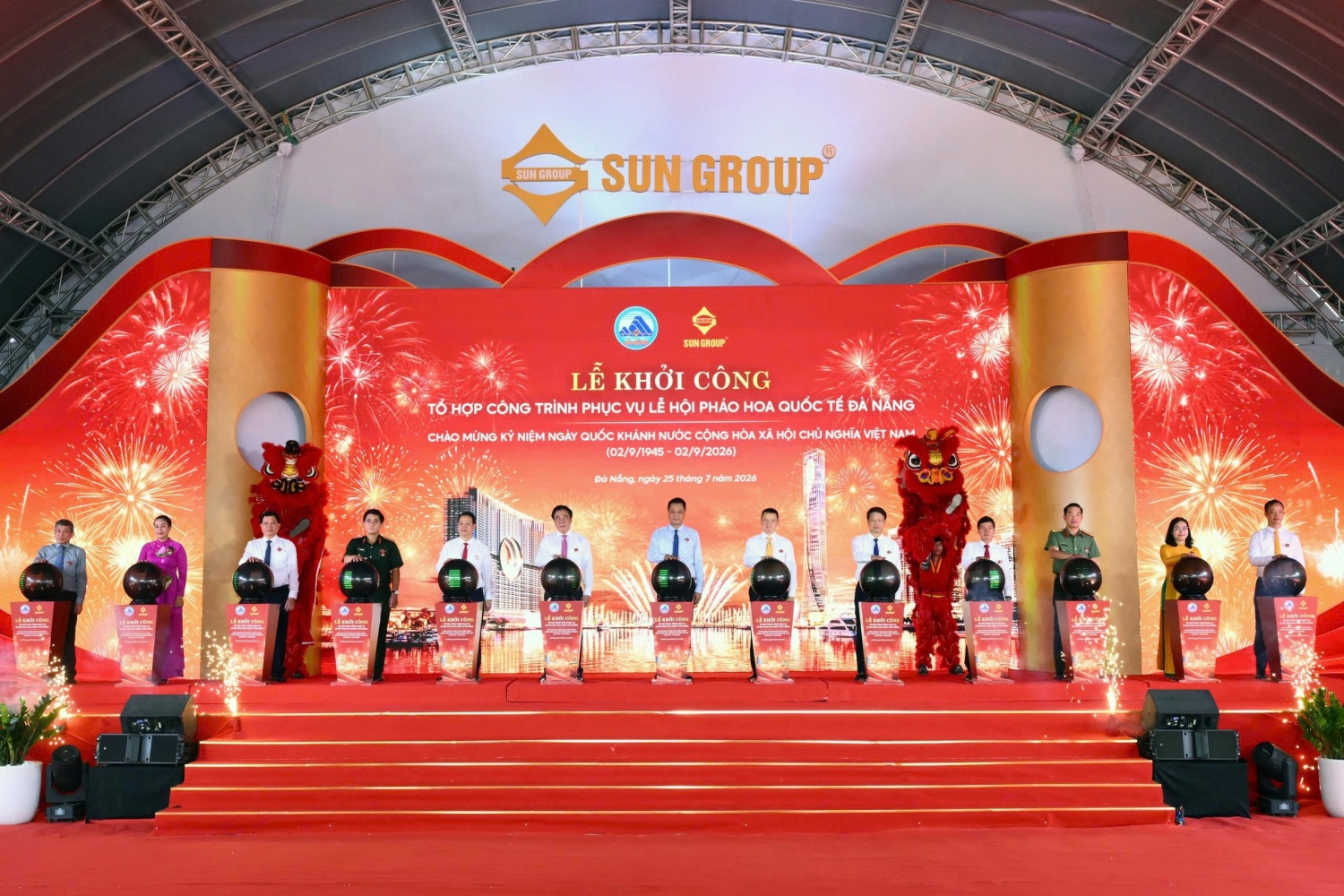 Đà Nẵng: Sun Group khởi công tổ hợp văn hóa, lễ hội gần 10.750 tỷ đồng
