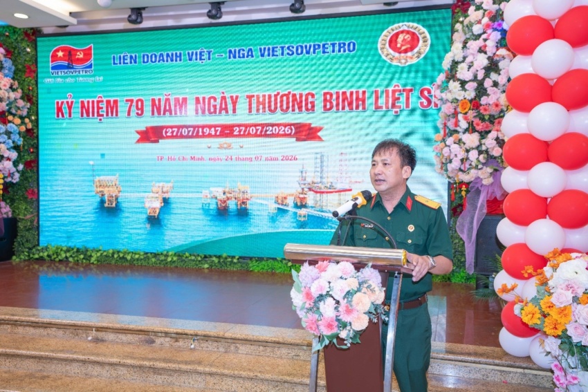 Vietsovpetro tổ chức chuỗi hoạt động tri ân nhân kỷ niệm 79 năm Ngày Thương binh - Liệt sĩ