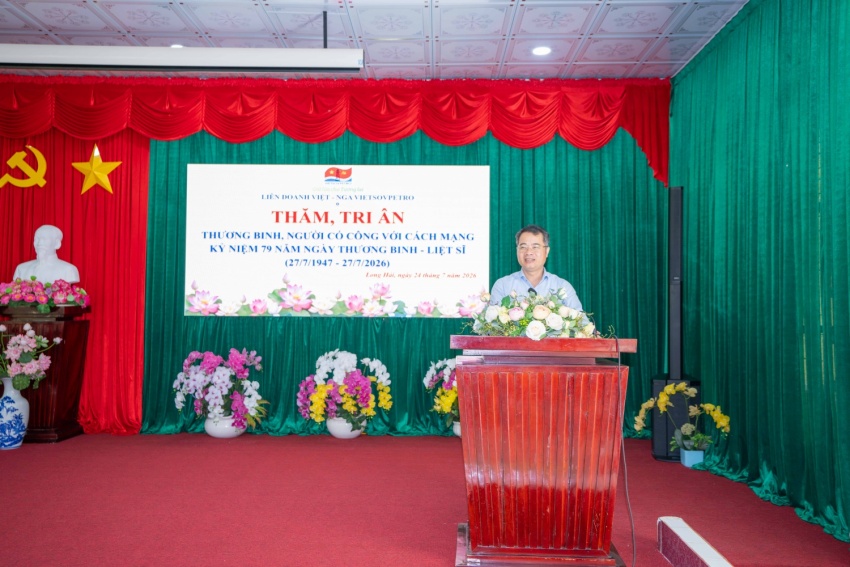 Vietsovpetro tổ chức chuỗi hoạt động tri ân nhân kỷ niệm 79 năm Ngày Thương binh - Liệt sĩ