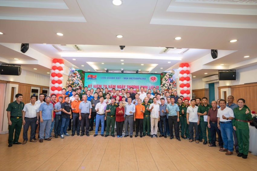 Vietsovpetro tổ chức chuỗi hoạt động tri ân nhân kỷ niệm 79 năm Ngày Thương binh - Liệt sĩ