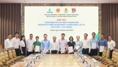 Petrovietnam gặp mặt, tri ân cán bộ là con thương binh tại Bộ máy Quản lý và Điều hành