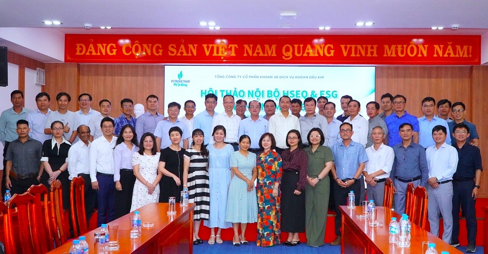Đại biểu tham dự Hội thảo nội bộ HSEQ và ESG lần thứ nhất năm 2026