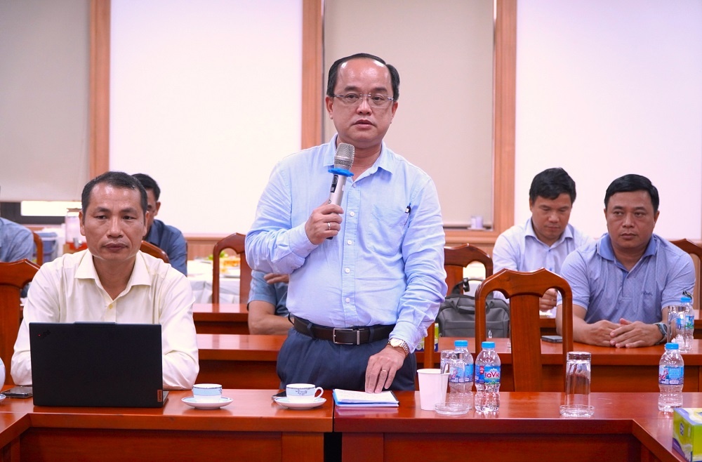 Phó Tổng giám đốc PV Drilling Đinh Quang Nhựt phát biểu chỉ đạo tại Hội thảo