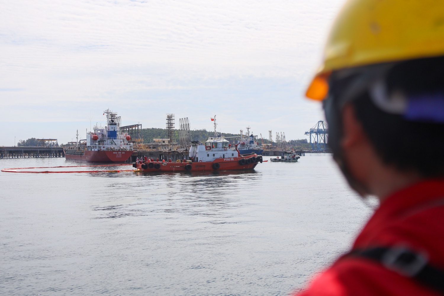 BSR nâng cao khả năng ứng phó trước các tình huống khẩn cấp tại Cảng Jetty - NMLD Dung Quất