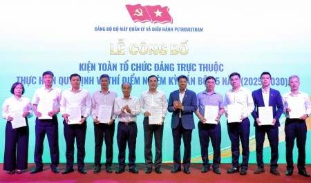 [VIDEO] Đảng bộ Bộ máy QL&ĐH Petrovietnam kiện toàn tổ chức bộ máy các tổ chức đảng trực thuộc