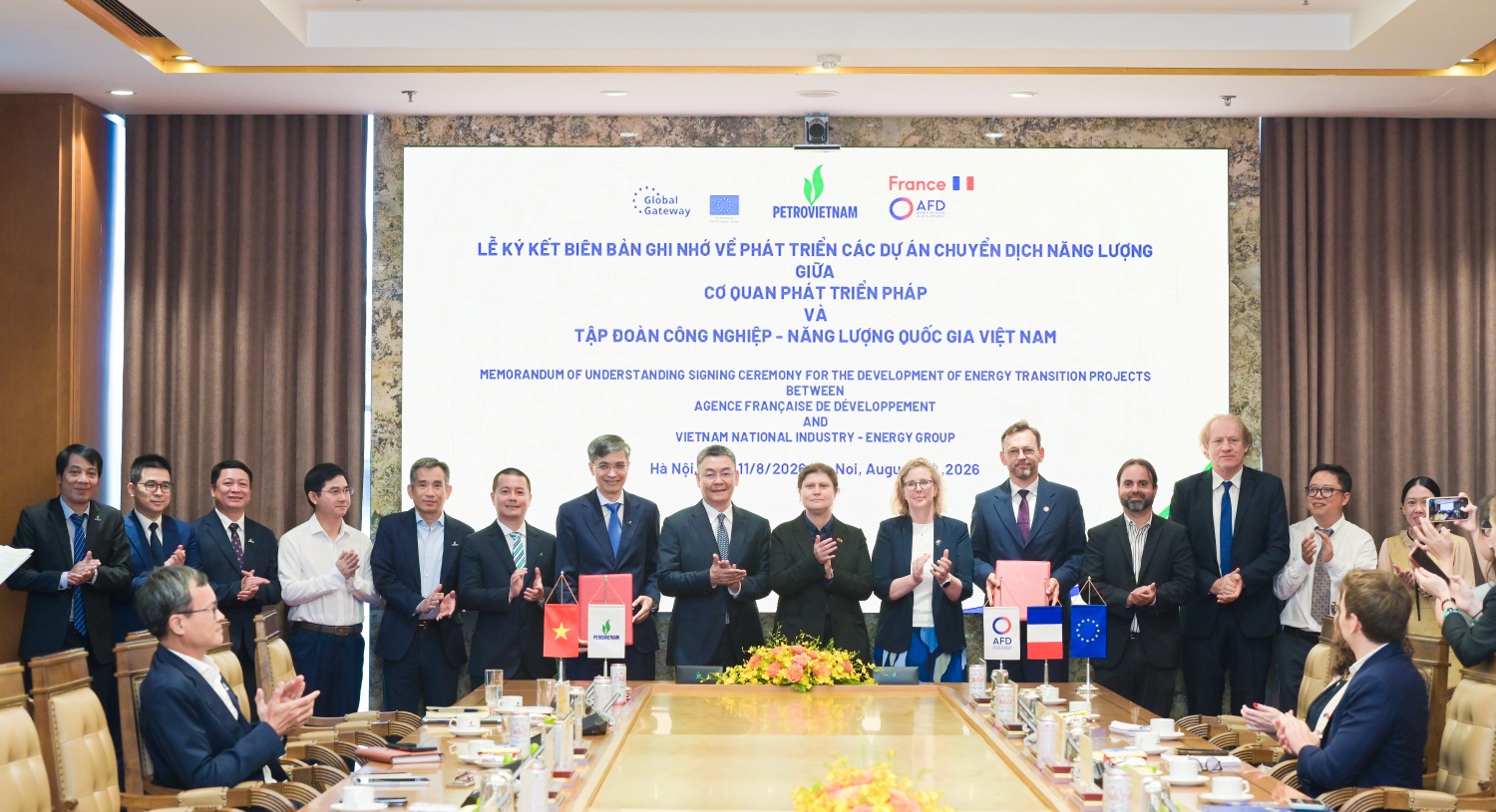 Petrovietnam và AFD thúc đẩy hợp tác phát triển các dự án chuyển dịch năng lượng