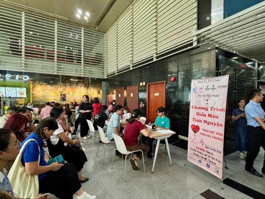 Tuổi trẻ PVEP-NCS, PVEP-HCM lan tỏa tinh thần nhân ái qua chương trình “Trao giọt hồng - Trao yêu thương”
