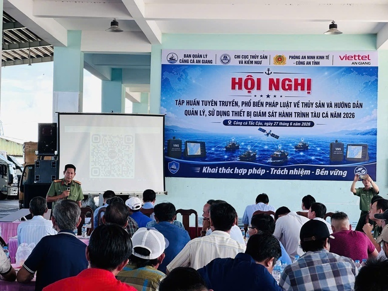 An Giang siết quản lý đội tàu, xử lý nghiêm vi phạm IUU