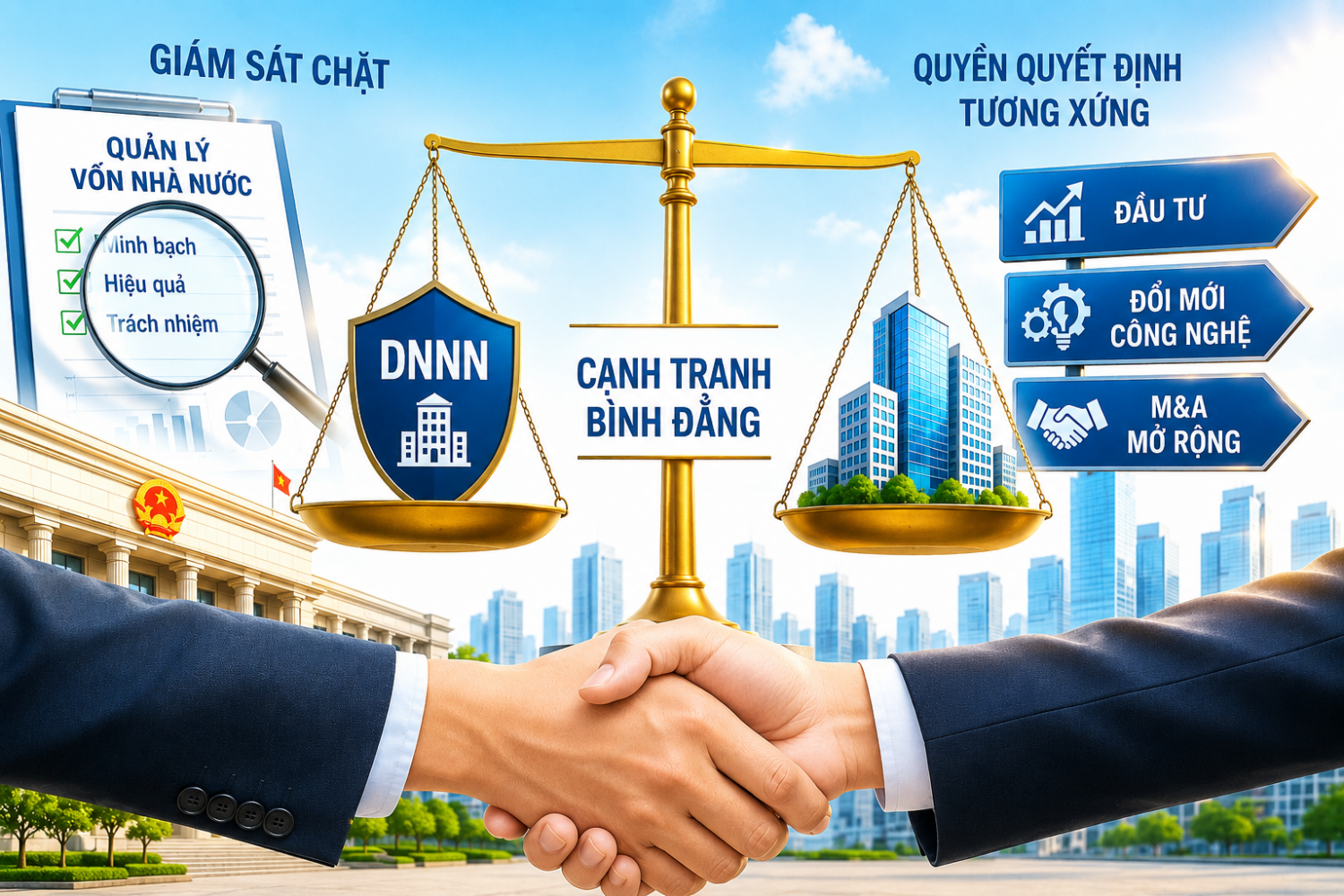 Doanh nghiệp nhà nước cần được trao quyền tương xứng với trách nhiệm Doanh nghiệp nhà nước cần được trao quyền tương xứng với trách nhiệm