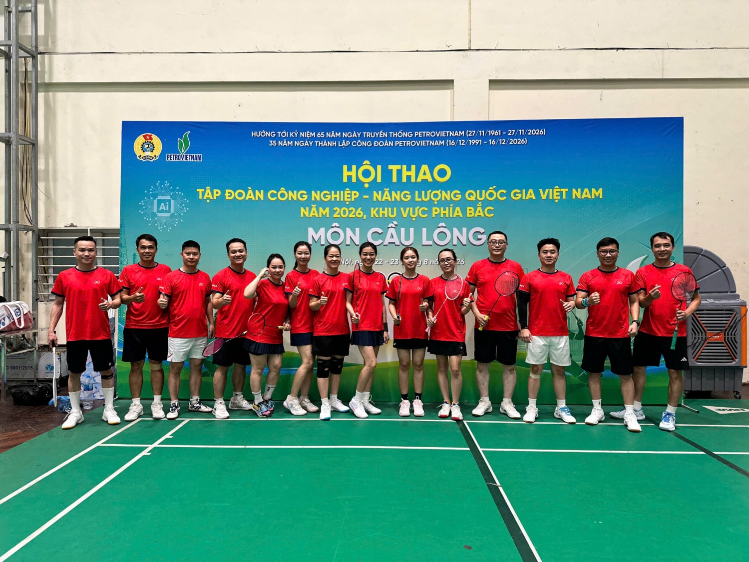 Đoàn thể thao PVI thi đấu ấn tượng tại Hội thao PETROVIETNAM 2026