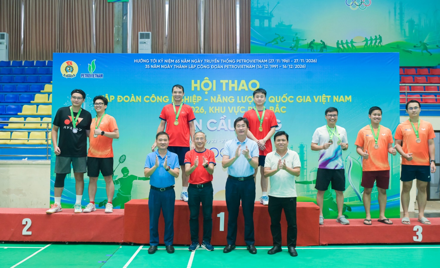 Đoàn thể thao PVI thi đấu ấn tượng tại Hội thao PETROVIETNAM 2026