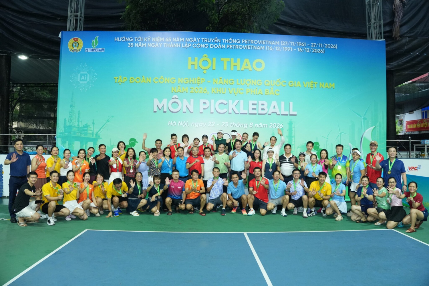 Đoàn thể thao PVI thi đấu ấn tượng tại Hội thao PETROVIETNAM 2026