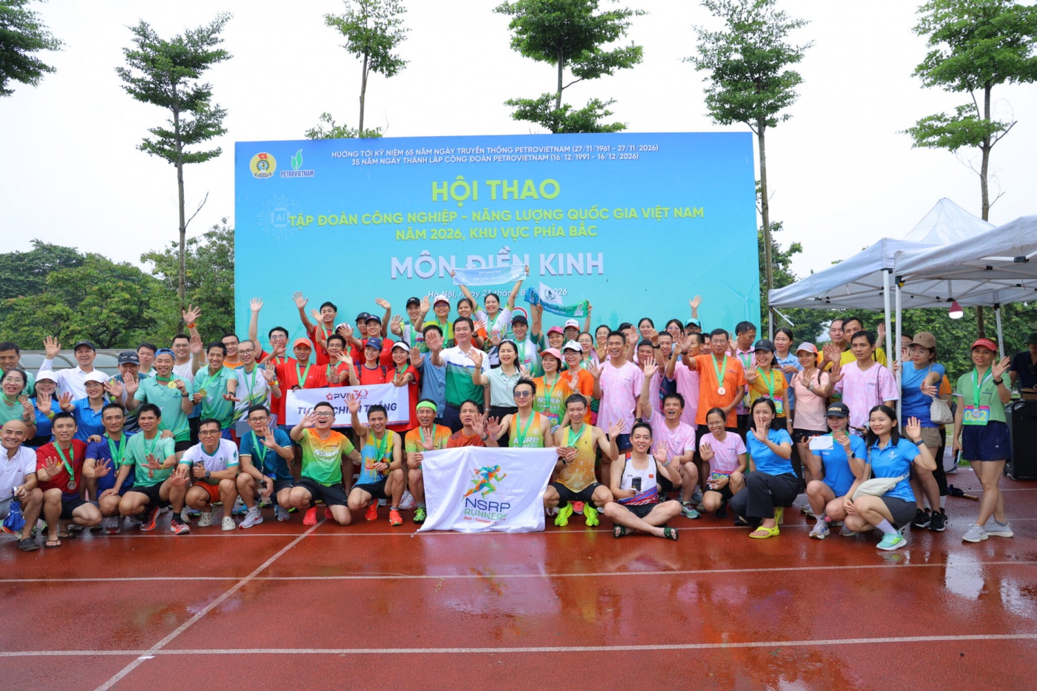 Đoàn thể thao PVI thi đấu ấn tượng tại Hội thao PETROVIETNAM 2026