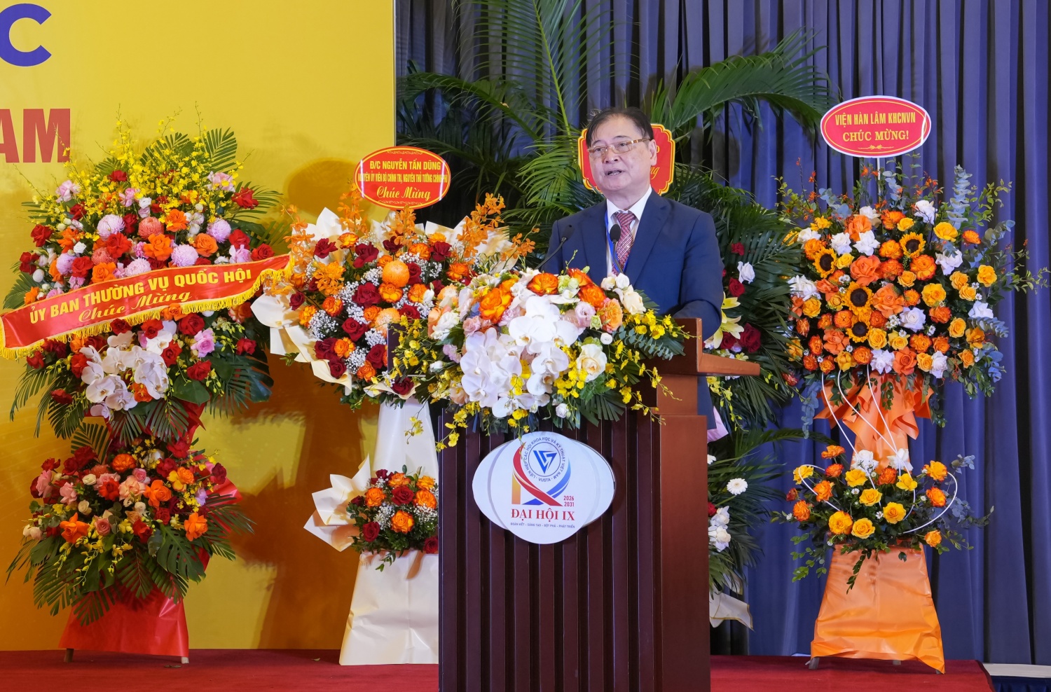 Chủ tịch Hội DKVN Nguyễn Quốc Thập được bầu vào BCH Liên hiệp các Hội Khoa học và Kỹ thuật Việt Nam khóa IX