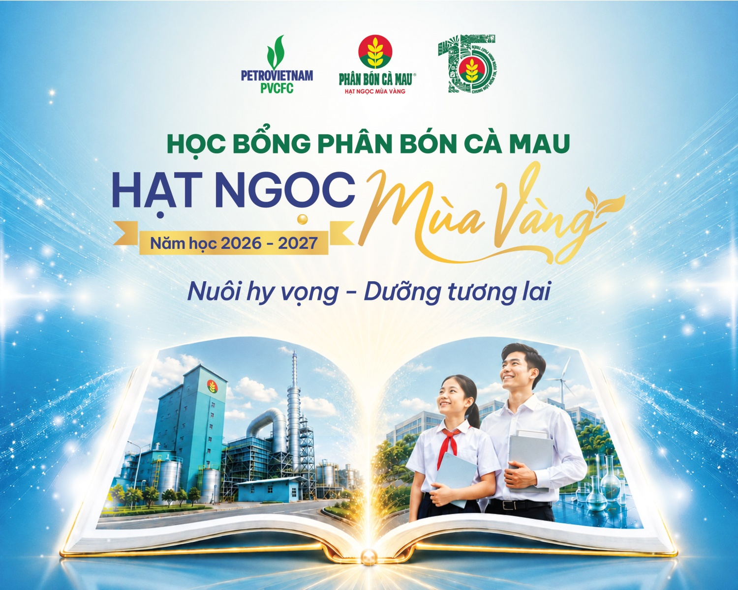 Phân bón Cà Mau tiếp sức học sinh, sinh viên trong năm học mới