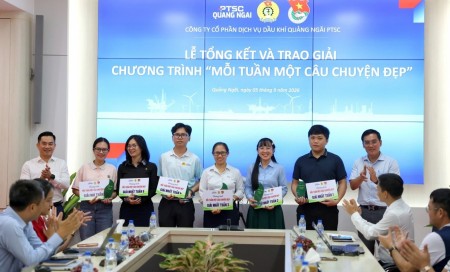 “Mỗi tuần một câu chuyện đẹp” - Lan tỏa văn hóa PTSC Quảng Ngãi