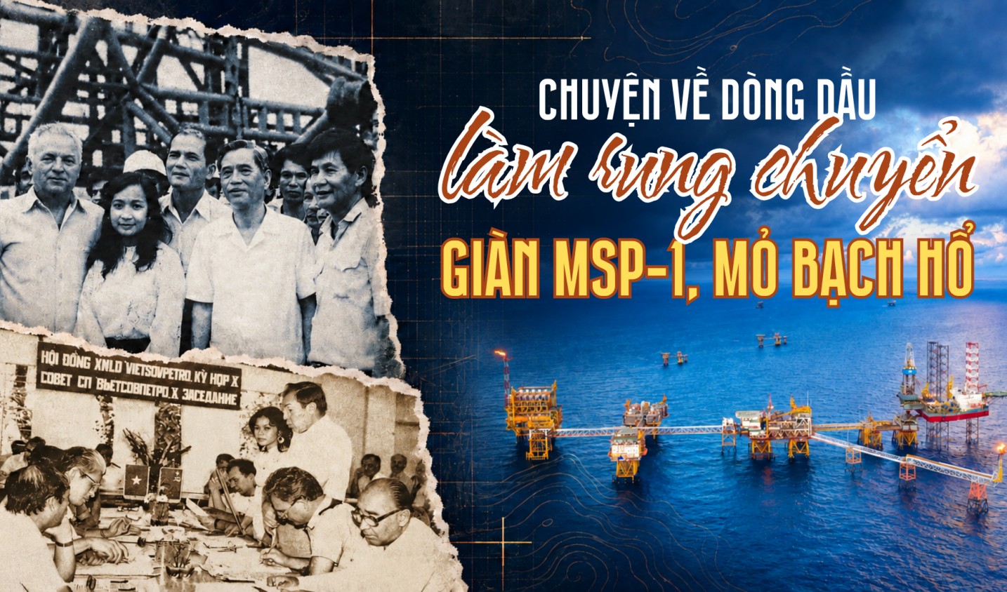 [VIDEO] Chuyện về dòng dầu làm rung chuyển giàn MSP-1, mỏ Bạch Hổ
