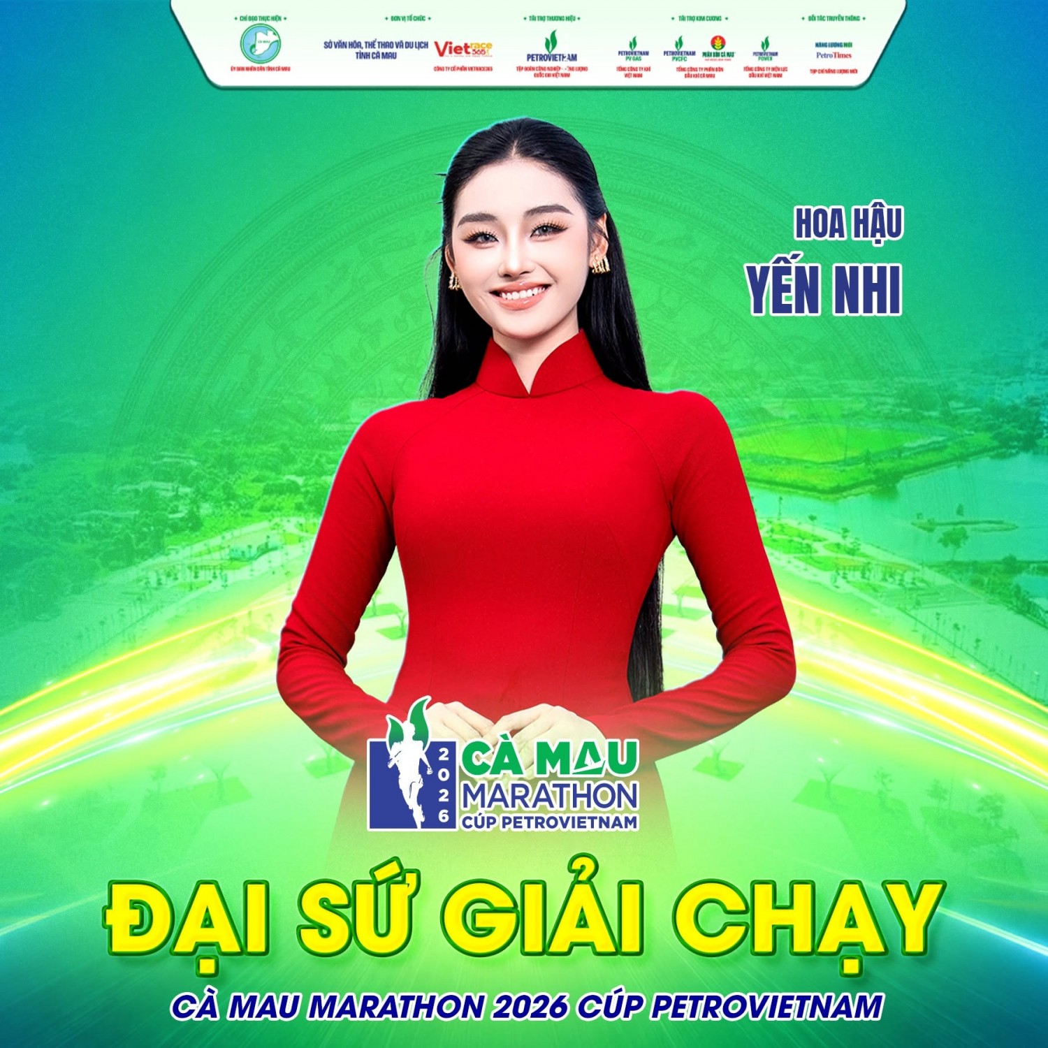 Công bố 4 đại sứ Cà Mau Marathon 2026 - Cúp PETROVIETNAM Công bố 4 đại sứ Cà Mau Marathon 2026 - Cúp PETROVIETNAM