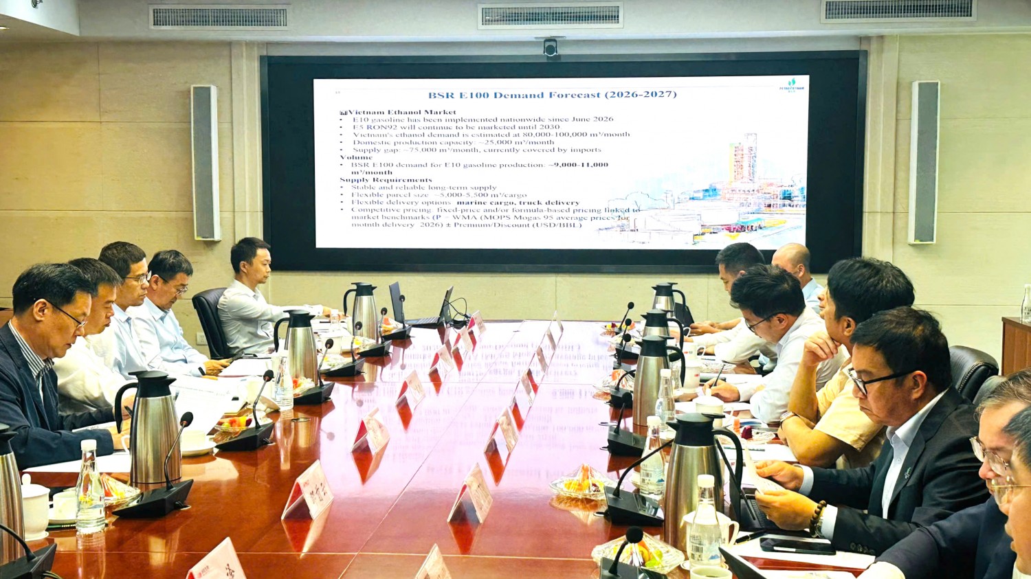 BSR thúc đẩy hợp tác về ethanol và nhiên liệu sinh học