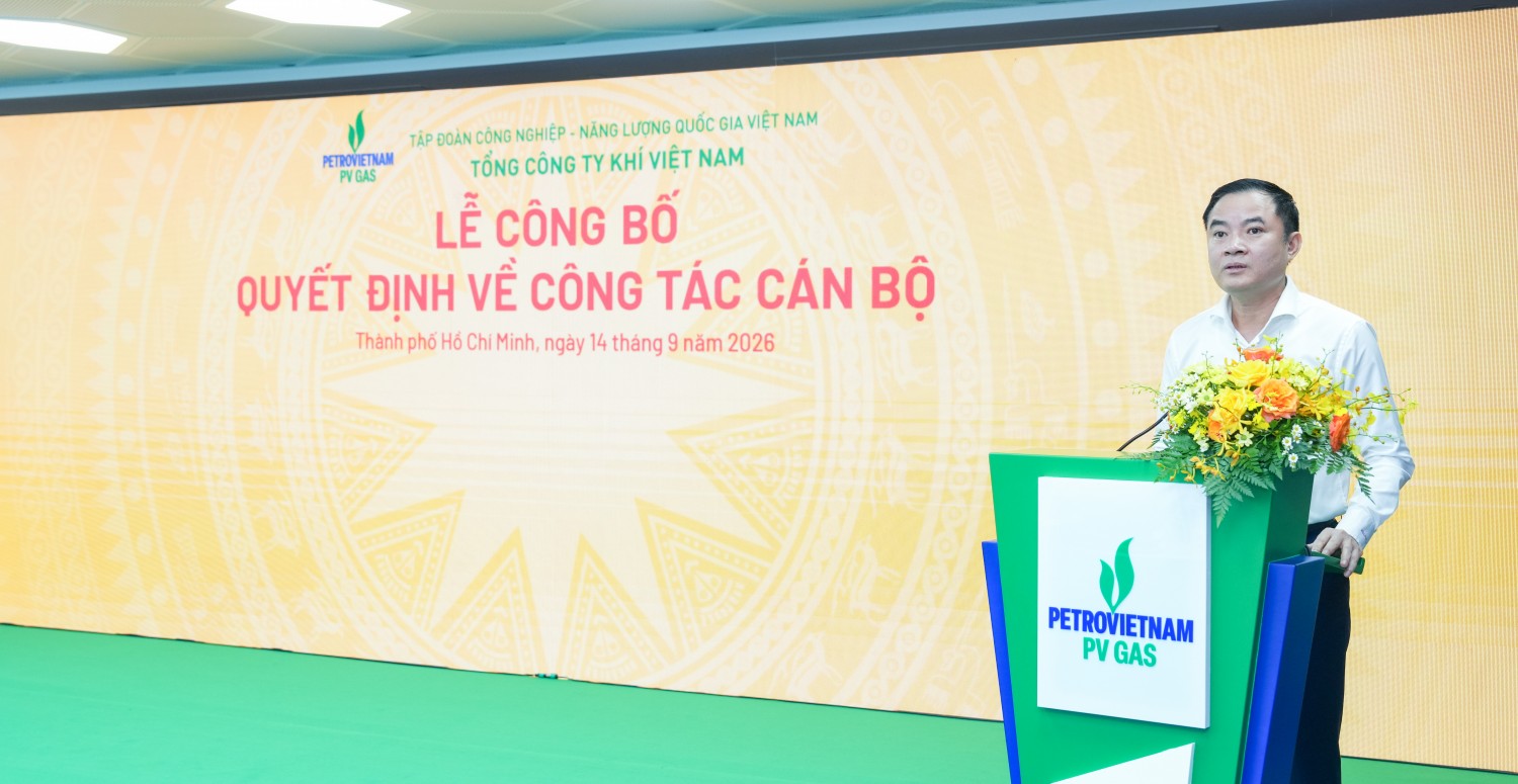PV GAS kiện toàn các vị trí lãnh đạo chủ chốt nhiệm kỳ 2026 - 2031 PV GAS kiện toàn các vị trí lãnh đạo chủ chốt nhiệm kỳ 2026 - 2031