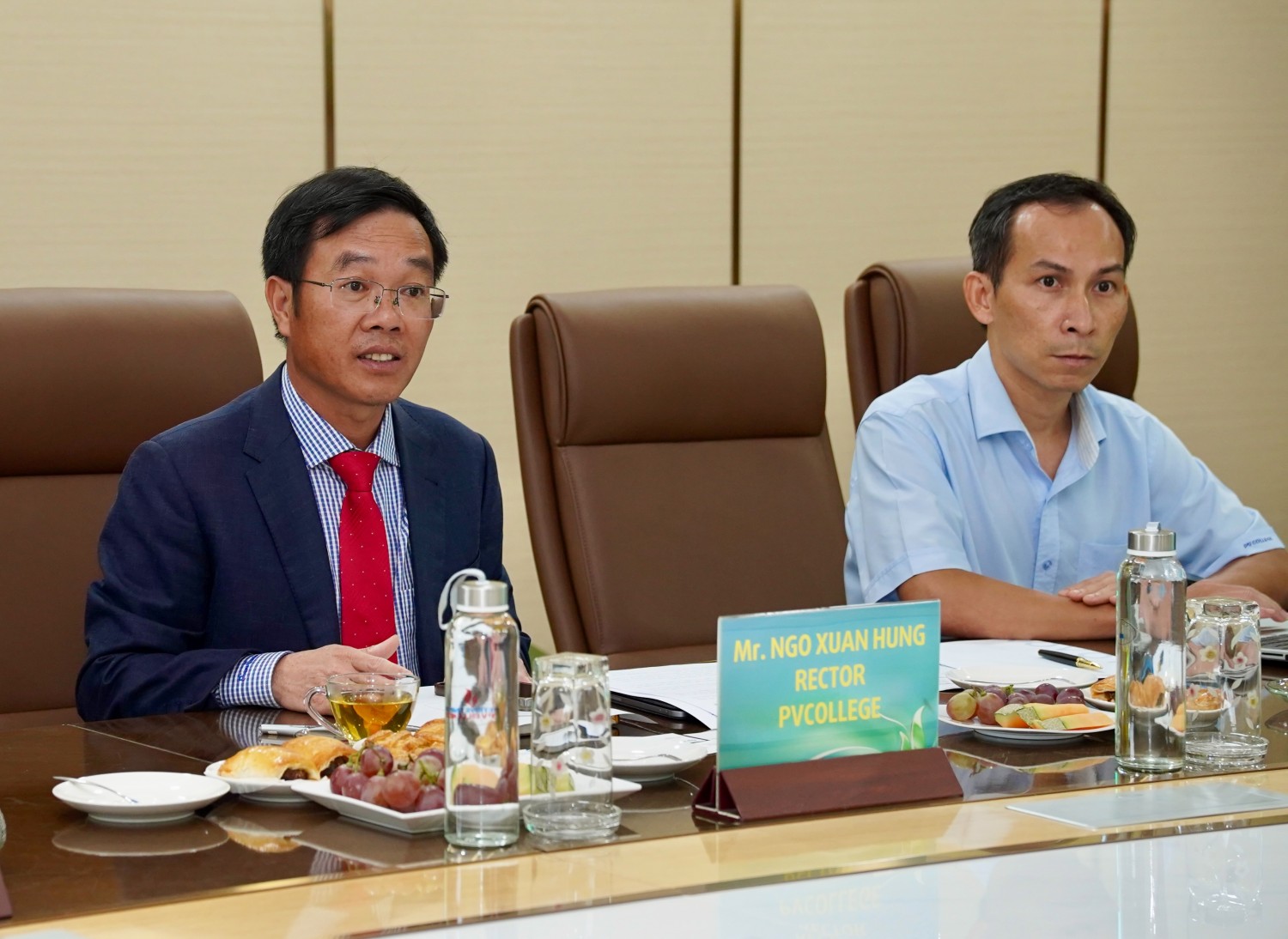 PV College và đối tác Hàn Quốc trao đổi hợp tác đào tạo nhân lực điện hạt nhân