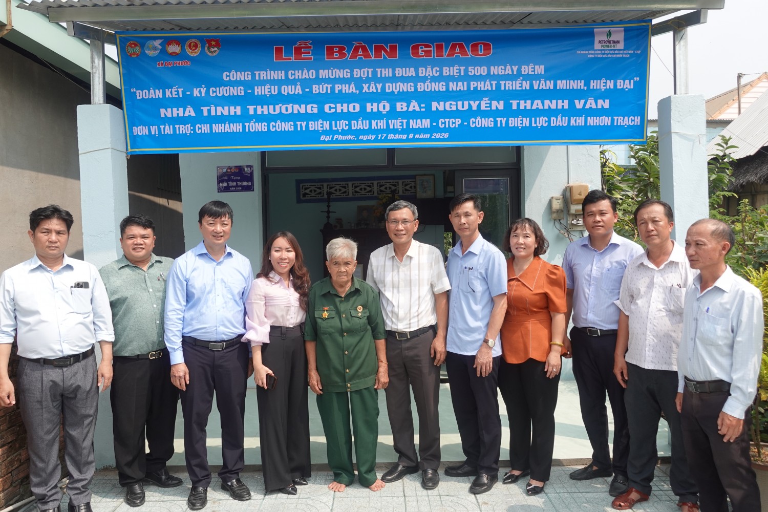 PV Power NT trao tặng, bàn giao nhà tình thương cho 3 gia đình khó khăn xã Đại Phước PV Power NT trao tặng, bàn giao nhà tình thương cho 3 gia đình khó khăn tại xã Đại Phước - Đồng Nai