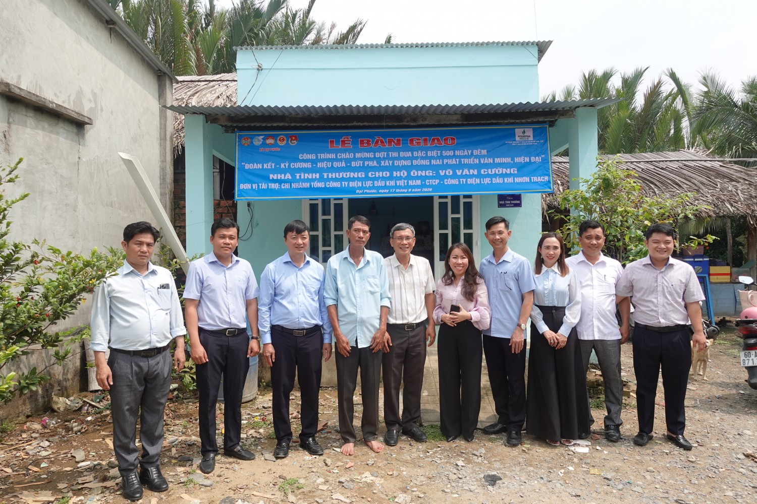 PV Power NT trao tặng, bàn giao nhà tình thương cho 3 gia đình khó khăn xã Đại Phước PV Power NT trao tặng, bàn giao nhà tình thương cho 3 gia đình khó khăn tại xã Đại Phước - Đồng Nai