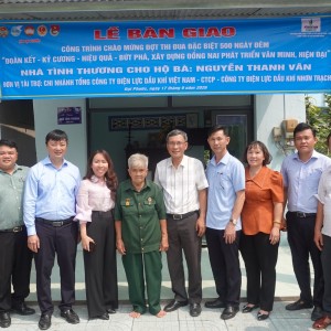PV Power NT trao tặng, bàn giao nhà tình thương cho 3 gia đình khó khăn tại xã Đại Phước - Đồng Nai