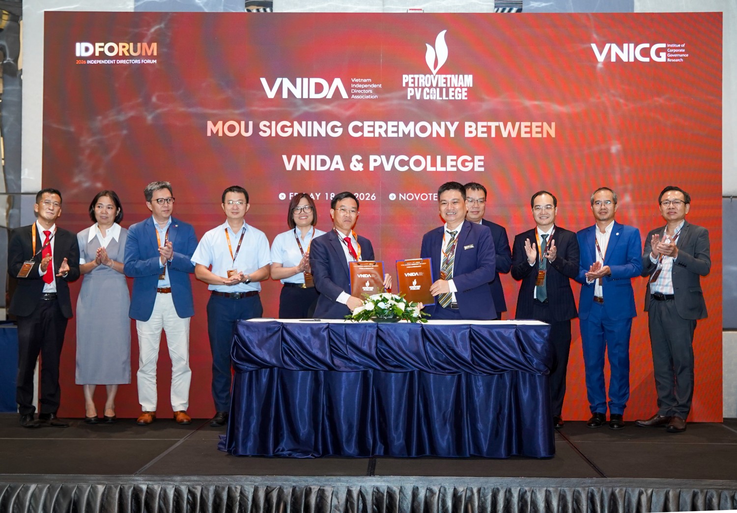 PVCollege và VNIDA ký kết hợp tác nâng cao năng lực quản trị doanh nghiệp