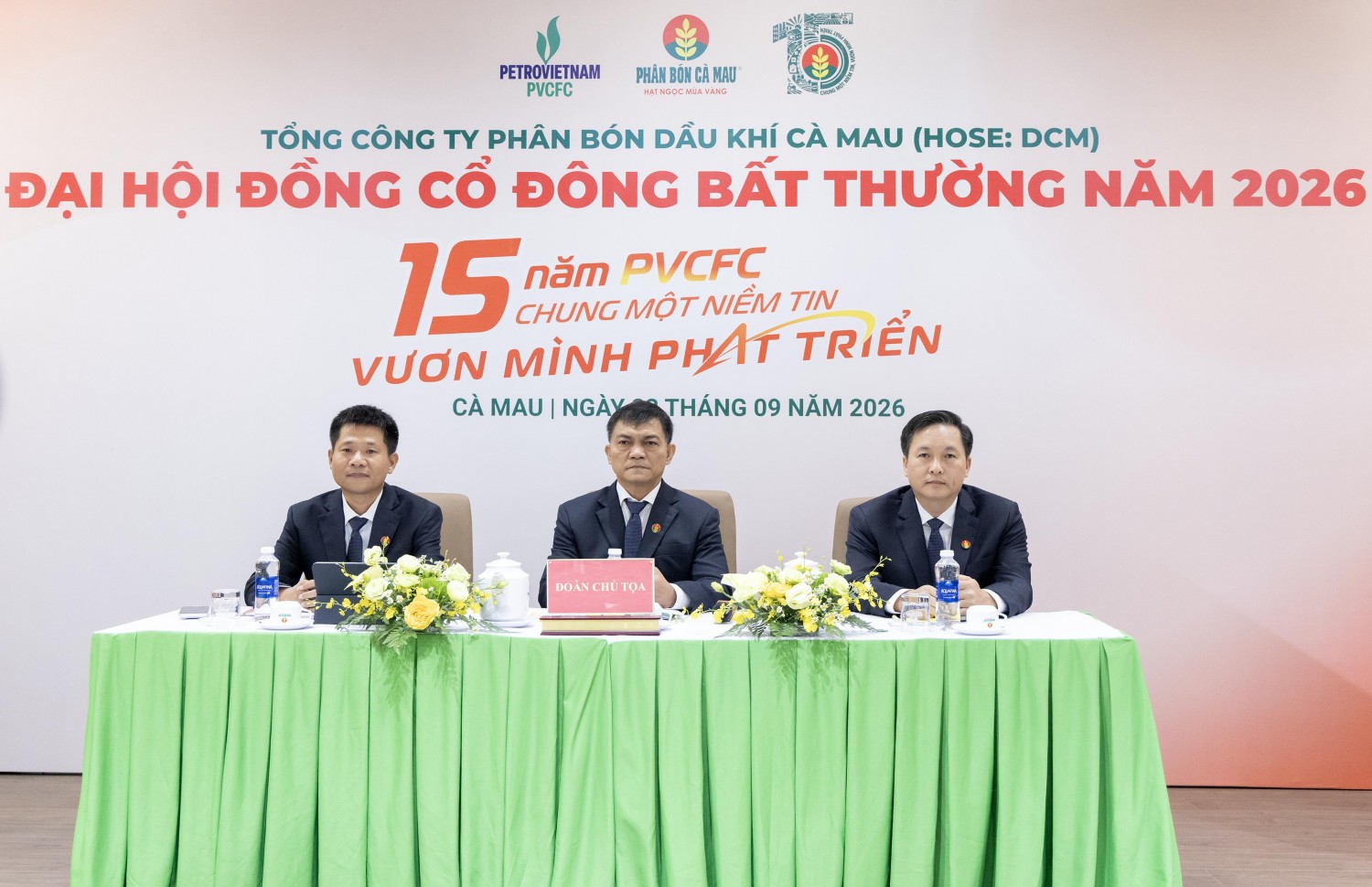 Đại hội đồng cổ đông PVCFC thông qua nhiều quyết sách quan trọng PVCFC thông qua các quyết sách quan trọng tại Đại hội Cổ đông bất thường 2026