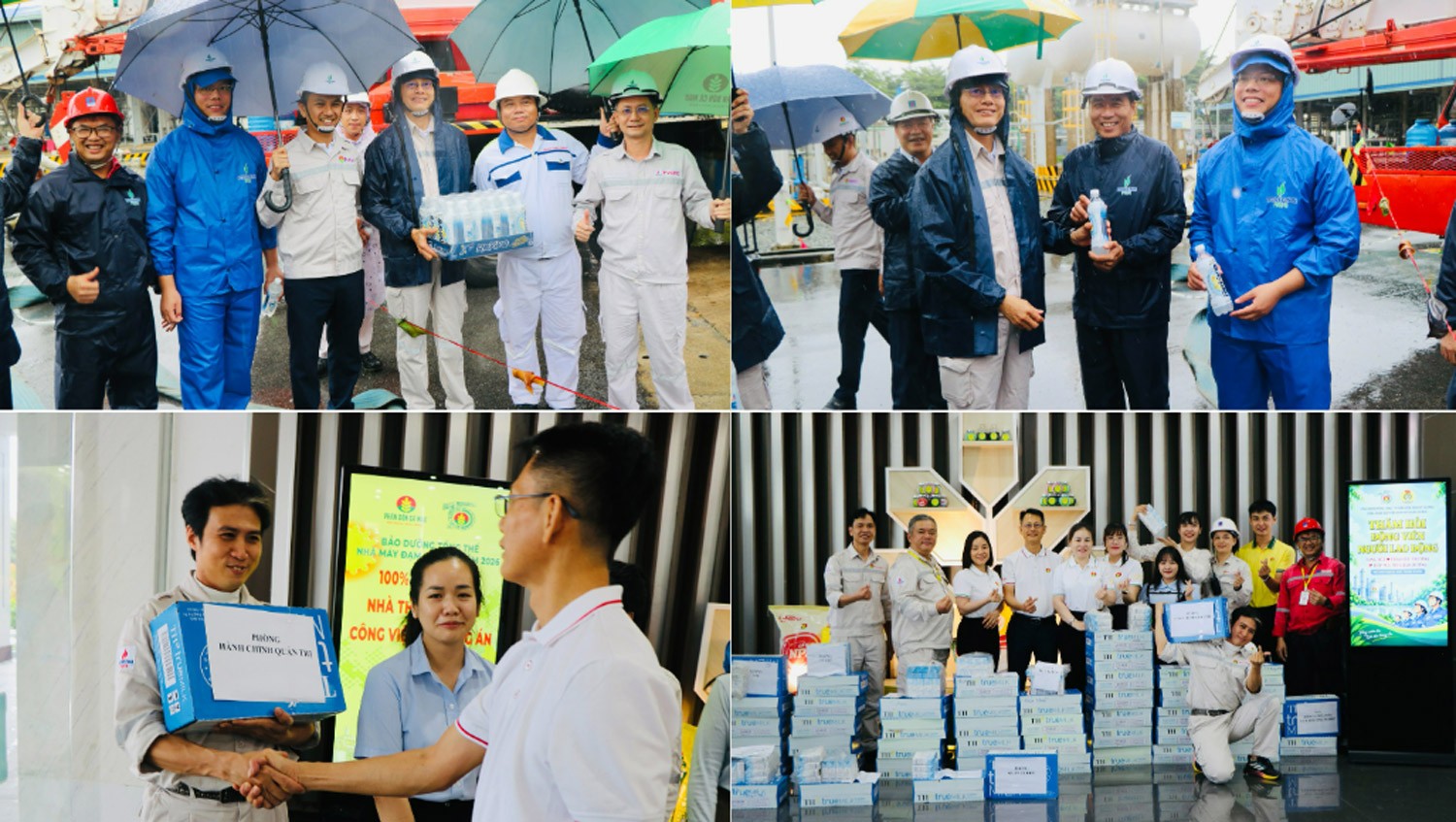Lãnh đạo PVCFC động viên đội ngũ trực tiếp thực hiện bảo dưỡng Nhà máy Đạm Cà Mau