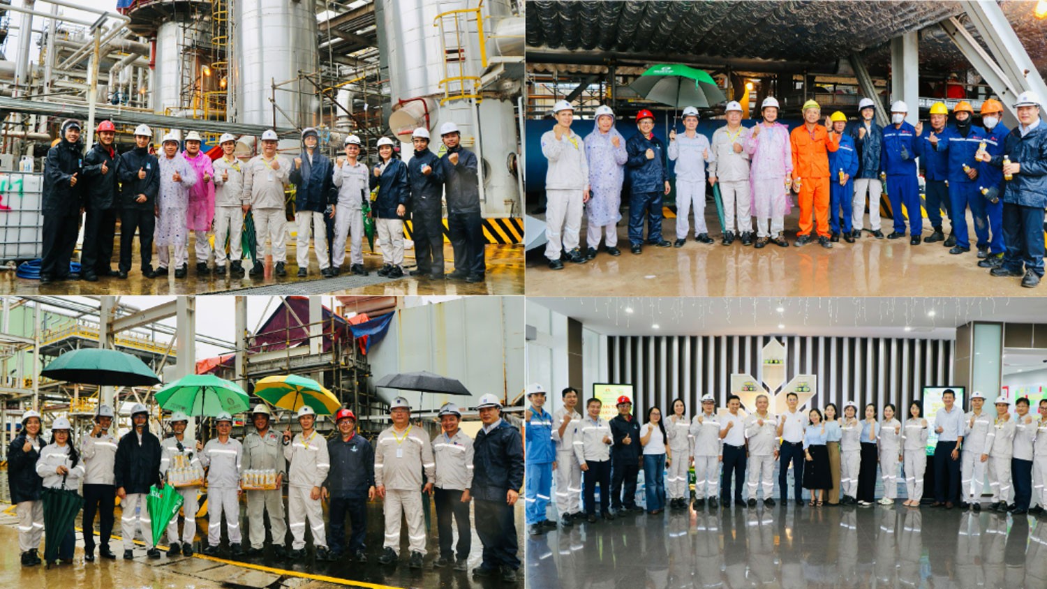 Lãnh đạo PVCFC động viên đội ngũ trực tiếp thực hiện bảo dưỡng Nhà máy Đạm Cà Mau