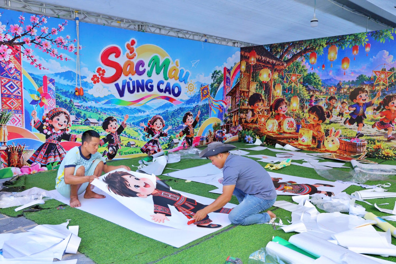 Rộn ràng chờ đón mùa Trung thu đầu tiên dưới mái trường mới