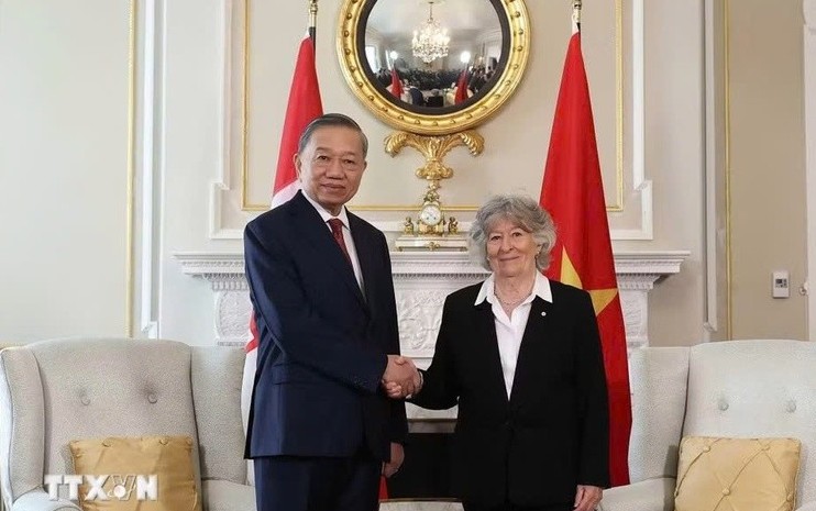 Tổng Bí thư, Chủ tịch nước Tô Lâm hội kiến với Toàn quyền Canada Louise Arbour