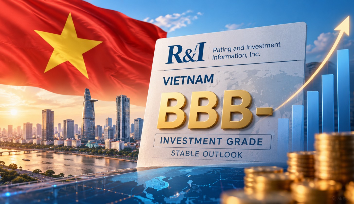 Việt Nam lần đầu đạt mức xếp hạng đầu tư theo đánh giá của R&I