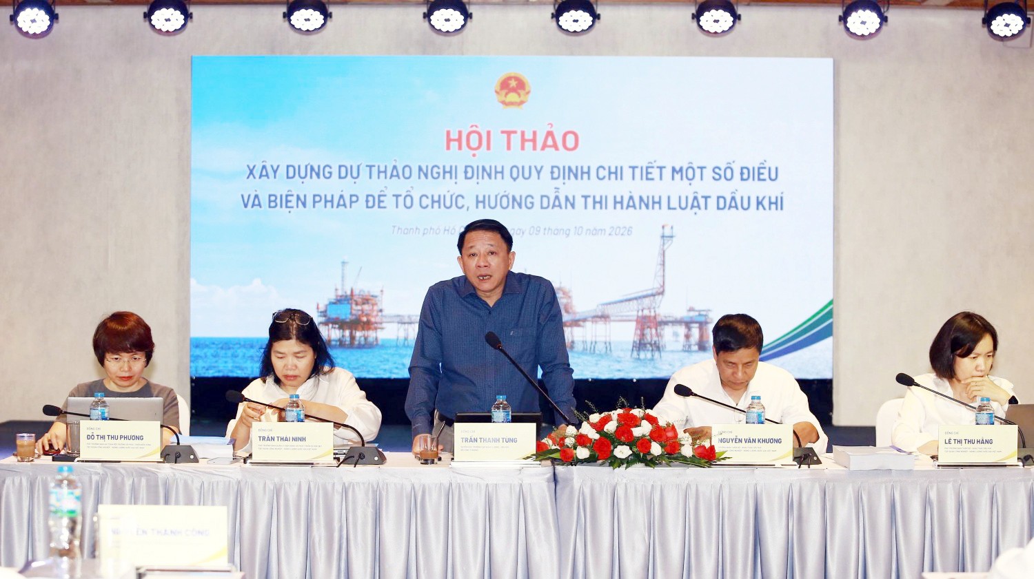 Bộ Công Thương tổ chức góp ý dự thảo Nghị định hướng dẫn thi hành Luật Dầu khí