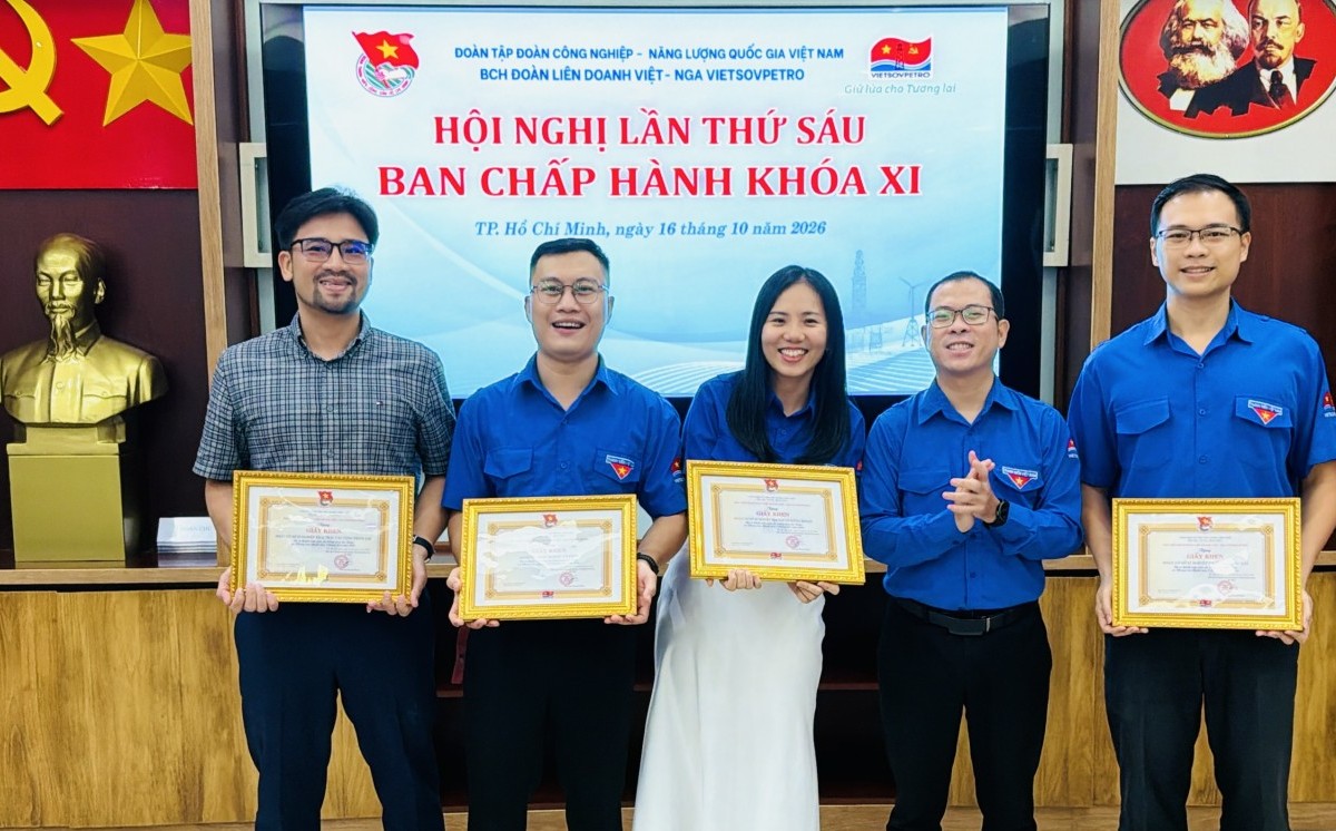 Đổi mới, sáng tạo và trách nhiệm: Tuổi trẻ Vietsovpetro quyết tâm hoàn thành xuất sắc nhiệm vụ năm 2026