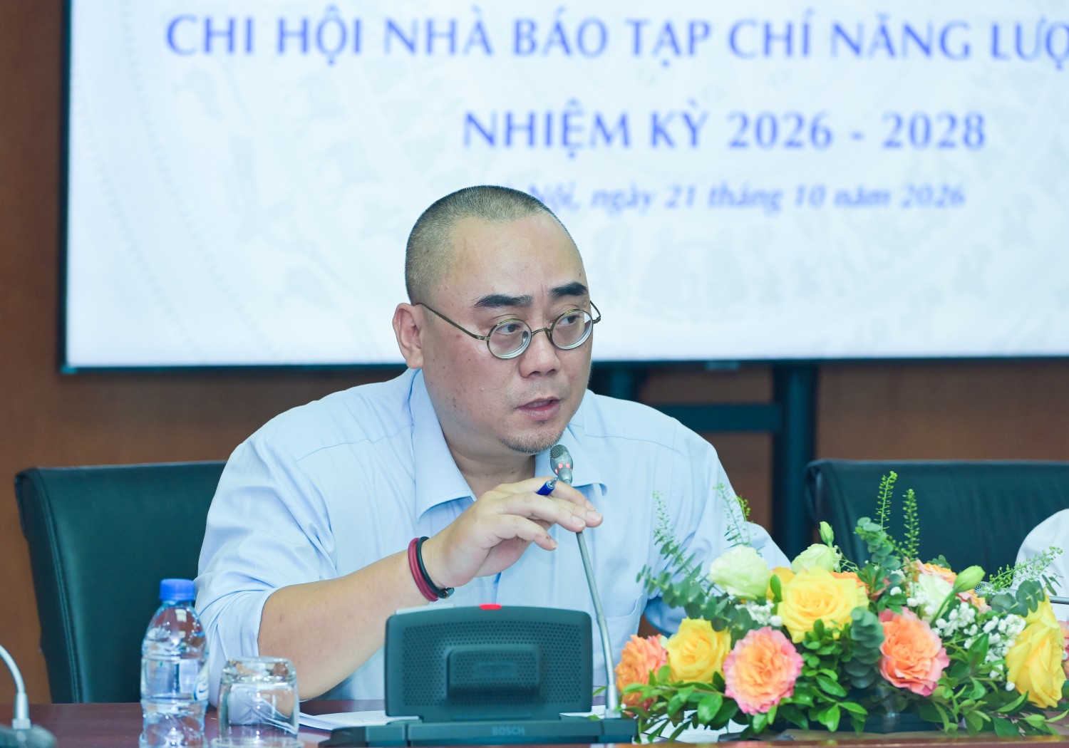 tổng kết những kết quả nổi bật của Chi hội Nhà báo Tạp chí Năng lượng Mới trong nhiệm kỳ 2023-2025, đồng thời nêu phương hướng, nhiệm vụ nhiệm kỳ 2026-2028.