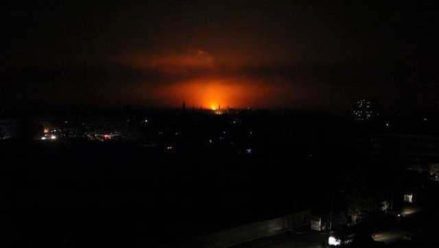 no duong ong khi dot syria mat dien nhieu noi