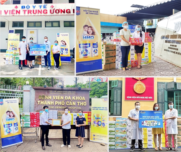 Vinamilk tiếp tục hỗ trợ tuyến đầu tại 50 bệnh viện trong thời gian cao điểm - 3
